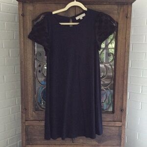 Ann Taylor loft navy A-line dress. Size small.